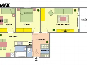 Pronájem bytu 3+1, Hejnice, Sídliště, 62 m2