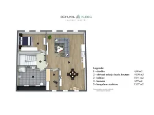 Prodej bytu 2+kk, Veselí nad Lužnicí, Budějovická, 78 m2