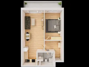 Prodej bytu 2+kk, České Budějovice, Jírovcova, 60 m2