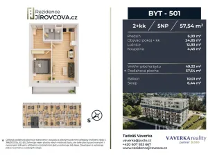 Prodej bytu 2+kk, České Budějovice, Jírovcova, 57 m2