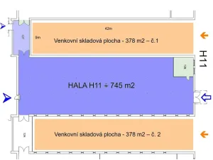 Pronájem komerčního pozemku, Praha - Horní Počernice, 378 m2