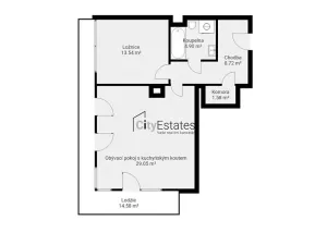 Prodej bytu 2+kk, Praha - Zličín, Sazovická, 61 m2