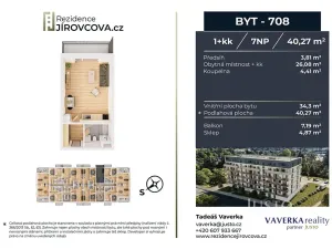 Prodej bytu 1+kk, České Budějovice, Jírovcova, 40 m2