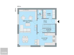 Prodej rodinného domu, Březí, 131 m2