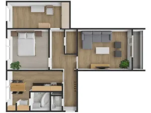 Pronájem bytu 3+1, Olomouc - Povel, Heleny Malířové, 72 m2