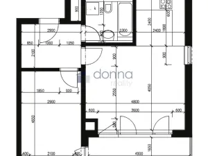 Pronájem bytu 2+kk, Praha, Modrého, 55 m2