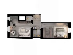 Prodej bytu 2+kk, Praha - Vysočany, Prokopka, 53 m2