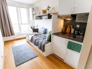 Pronájem bytu 1+kk, Praha - Holešovice, Na zátorách, 15 m2