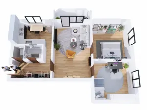 Prodej bytu 3+1, Uničov, Dukelská, 60 m2