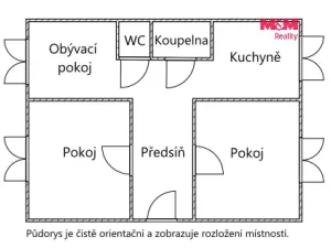 Pronájem bytu 3+1, Kobylnice, Sokolnická, 76 m2