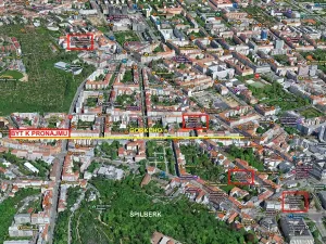 Pronájem bytu 1+1, Brno, Gorkého, 45 m2