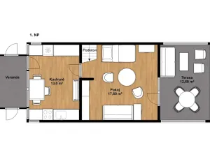 Prodej chaty, Mezina, 55 m2