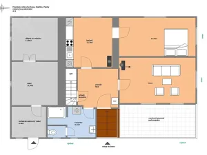 Pronájem rodinného domu, Pyšely, Na Návsi, 110 m2