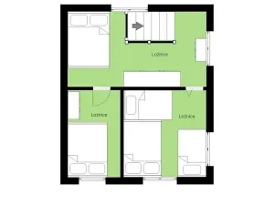 Prodej chaty, Vojníkov, 102 m2