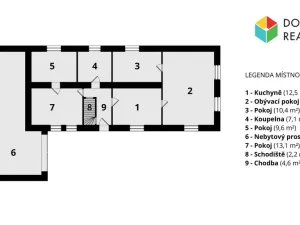 Prodej rodinného domu, Hořovice, Husovo náměstí, 121 m2