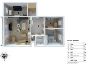 Prodej bytu 4+kk, Praha - Bohnice, Kostřínská, 103 m2