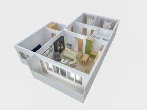 Prodej bytu 4+kk, Praha - Bohnice, Kostřínská, 103 m2