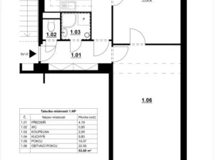 Prodej bytu 2+1, Ostrava - Poruba, náměstí Družby, 57 m2