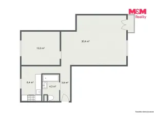 Prodej bytu 2+1, Hranice, Vítězná, 63 m2