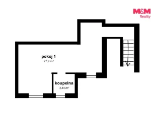 Prodej obchodního prostoru, Praha - Ruzyně, Duchcovská, 36 m2