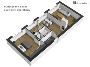 Prodej bytu 3+1, Pohorská Ves, 60 m2