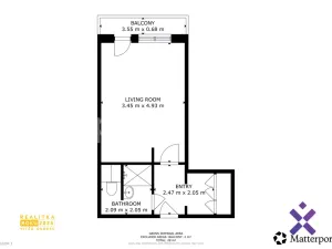 Prodej bytu 1+kk, Zlín, Ševcovská, 28 m2
