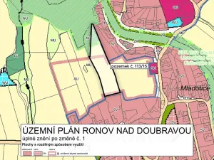 Prodej pozemku pro bydlení, Ronov nad Doubravou, 8684 m2