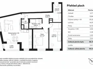 Pronájem bytu 3+kk, Nepomuk, Višňovka, 93 m2
