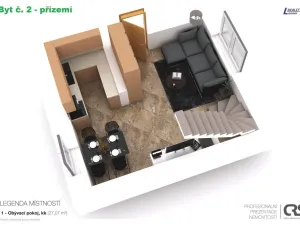 Pronájem bytu 3+kk, Příbram - Příbram IV, Cihlářská, 72 m2