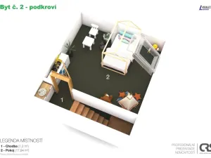 Pronájem bytu 3+kk, Příbram - Příbram IV, Cihlářská, 72 m2