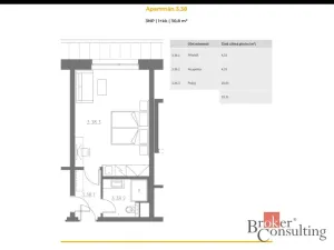 Prodej bytu 1+kk, Černý Důl, 30 m2