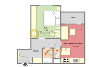 Pronájem bytu 1+1, Písek - Pražské Předměstí, Na Pěníku, 43 m2