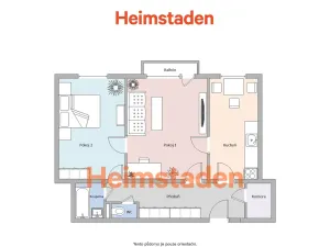 Pronájem bytu 2+1, Ostrava - Poruba, Opletalova, 58 m2