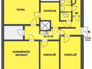 Pronájem kanceláře, Otrokovice, Napajedelská, 134 m2