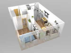 Prodej bytu 2+kk, Praha - Horní Měcholupy, Ravennská, 44 m2
