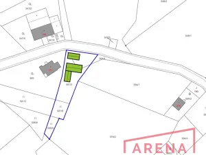 Prodej pozemku pro bydlení, Březiny, 1050 m2