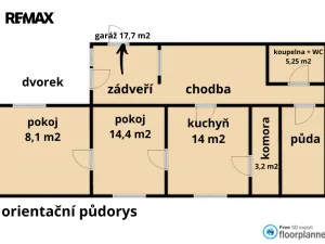 Prodej rodinného domu, Jemnice, Velká brána, 42 m2