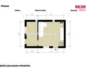 Prodej chaty, Erpužice - Blahousty, 23 m2