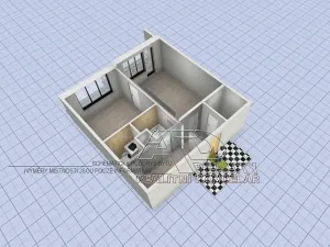 Pronájem bytu 1+1, České Budějovice, Budivojova, 49 m2