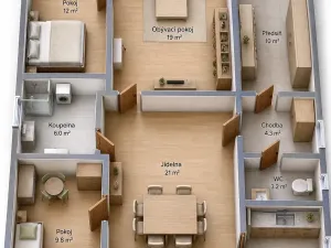 Prodej rodinného domu, Doksy, U kapličky, 90 m2