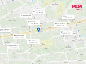 Pronájem bytu 1+kk, Praha, Počernická, 42 m2