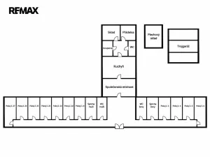 Pronájem skladu, Chlum u Třeboně, 480 m2