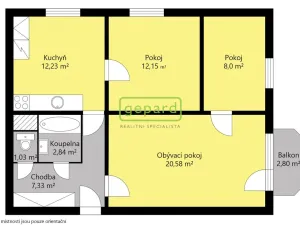 Prodej bytu 3+1, Strakonice - Přední Ptákovice, Povážská, 64 m2