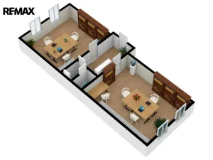Pronájem kanceláře, Hradec Králové, Československé armády, 60 m2