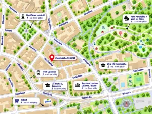 Prodej bytu 1+kk, Praha - Žižkov, Chelčického, 31 m2