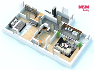 Prodej rodinného domu, Nové Dvory, Havlíčkova, 75 m2