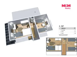 Prodej rodinného domu, Jirny - Nové Jirny, Pod Lesem IV, 66 m2