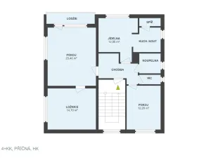 Pronájem rodinného domu, Hradec Králové, Příčná, 140 m2