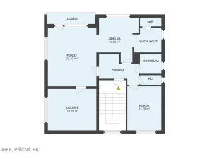 Pronájem rodinného domu, Hradec Králové, Příčná, 140 m2
