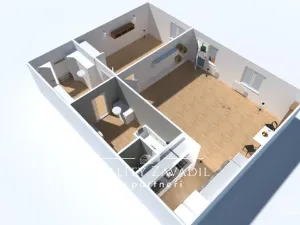 Pronájem bytu 2+kk, Praha - Hlubočepy, Miloše Havla, 52 m2